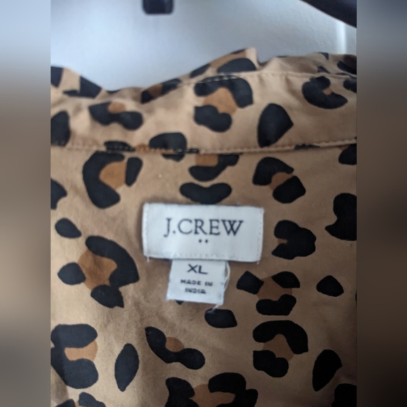 Great leopard print shirt from J. Crew. - Picture 2 of 5